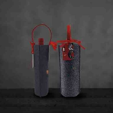 Felt Wine Bottle Carrier